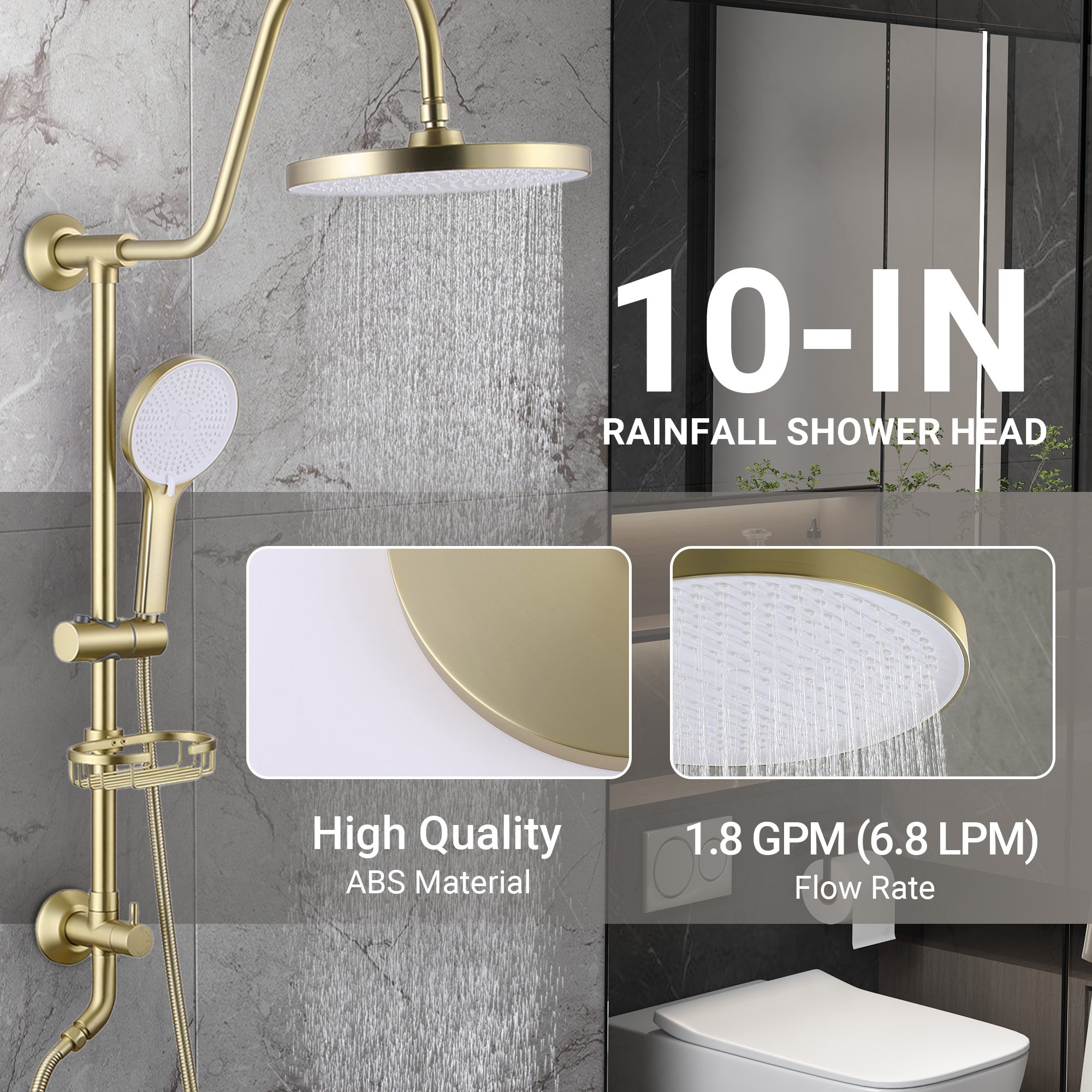Mondawe MD-RB1221 Showerhead-Bar-Panels - View #8
