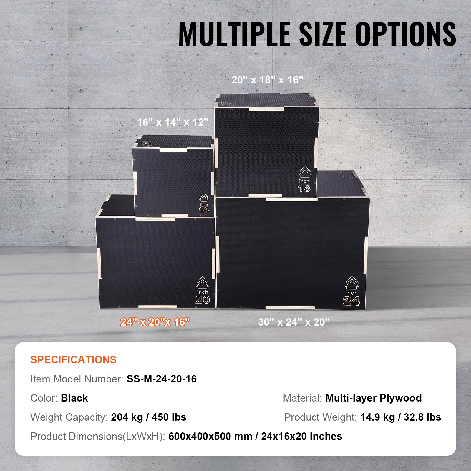 VEVOR SHYTX242016YZO8I2V0 Plyo-Boxes-Platforms - View #8