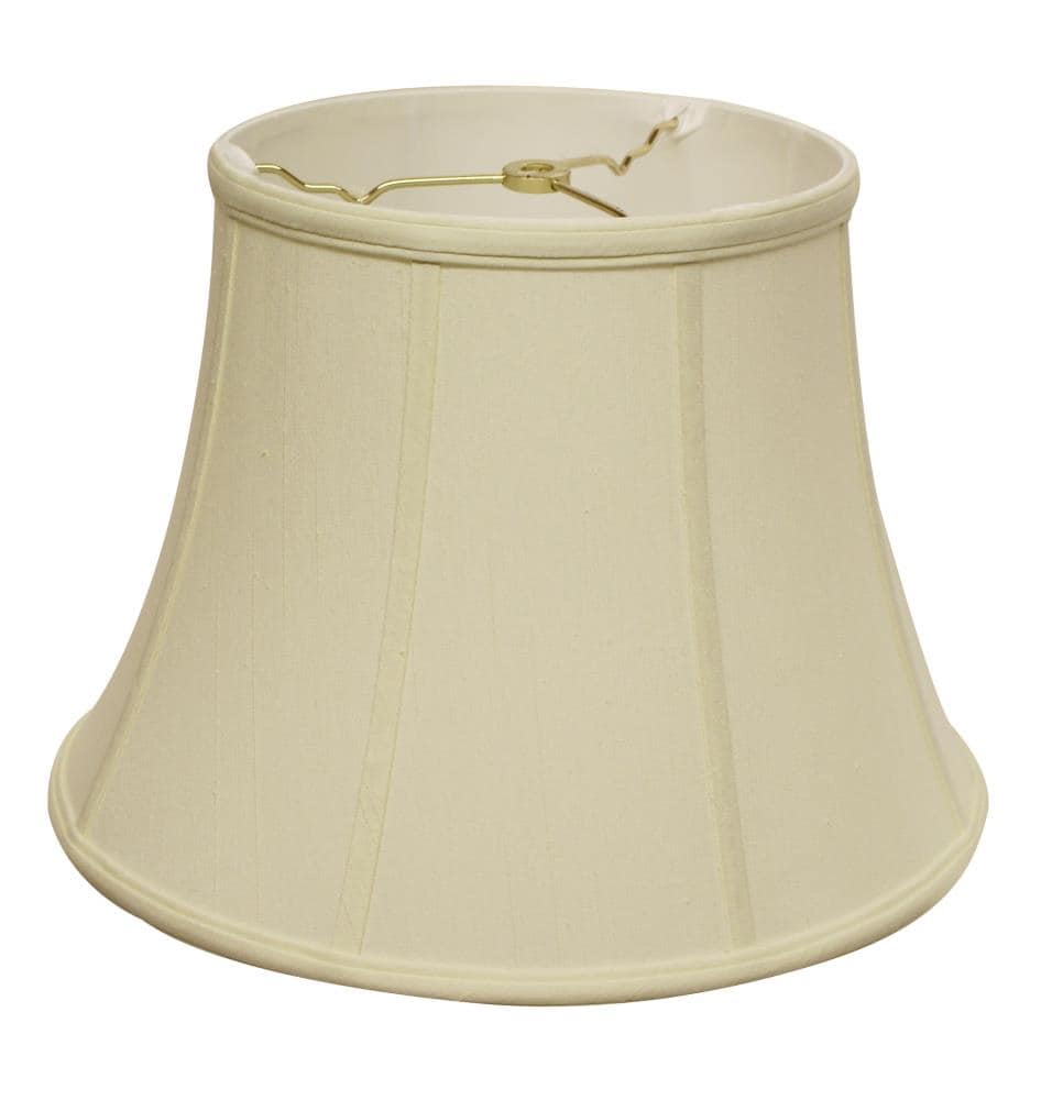 Cloth & Wire 13-in x 18-in Egg Silk Bell Lamp Shade in the Lamp Shades ...