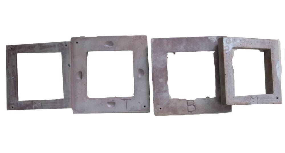 NextStone SLS-PC-CK 2-in x 2-in Slatestone Gray Composite Post connector