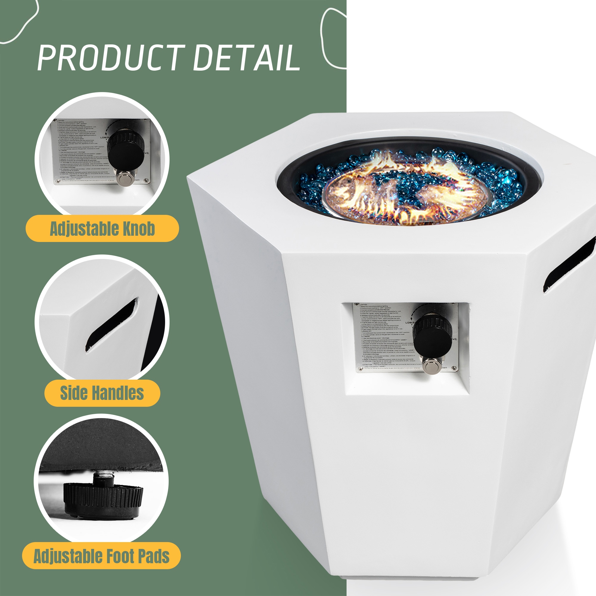 UPHA 24SMS-6BX-MBF Outdoor-Gas-Firepits - View #5
