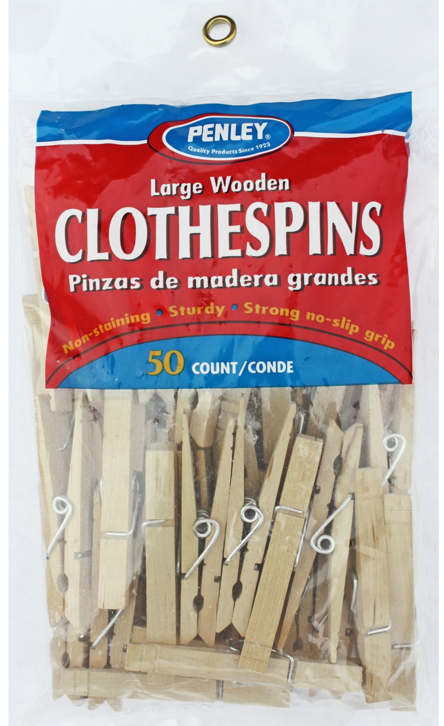 Jam Paper 40-Pack Wood Clothespins, 7/8-In, Assorted Colors | 230734407