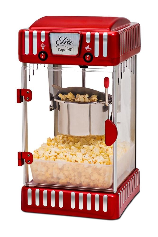 Nostalgia RKP730 Retro 2.5-Oz. Kettle Popcorn Maker - Red, Movie Theater  Style Popcorn