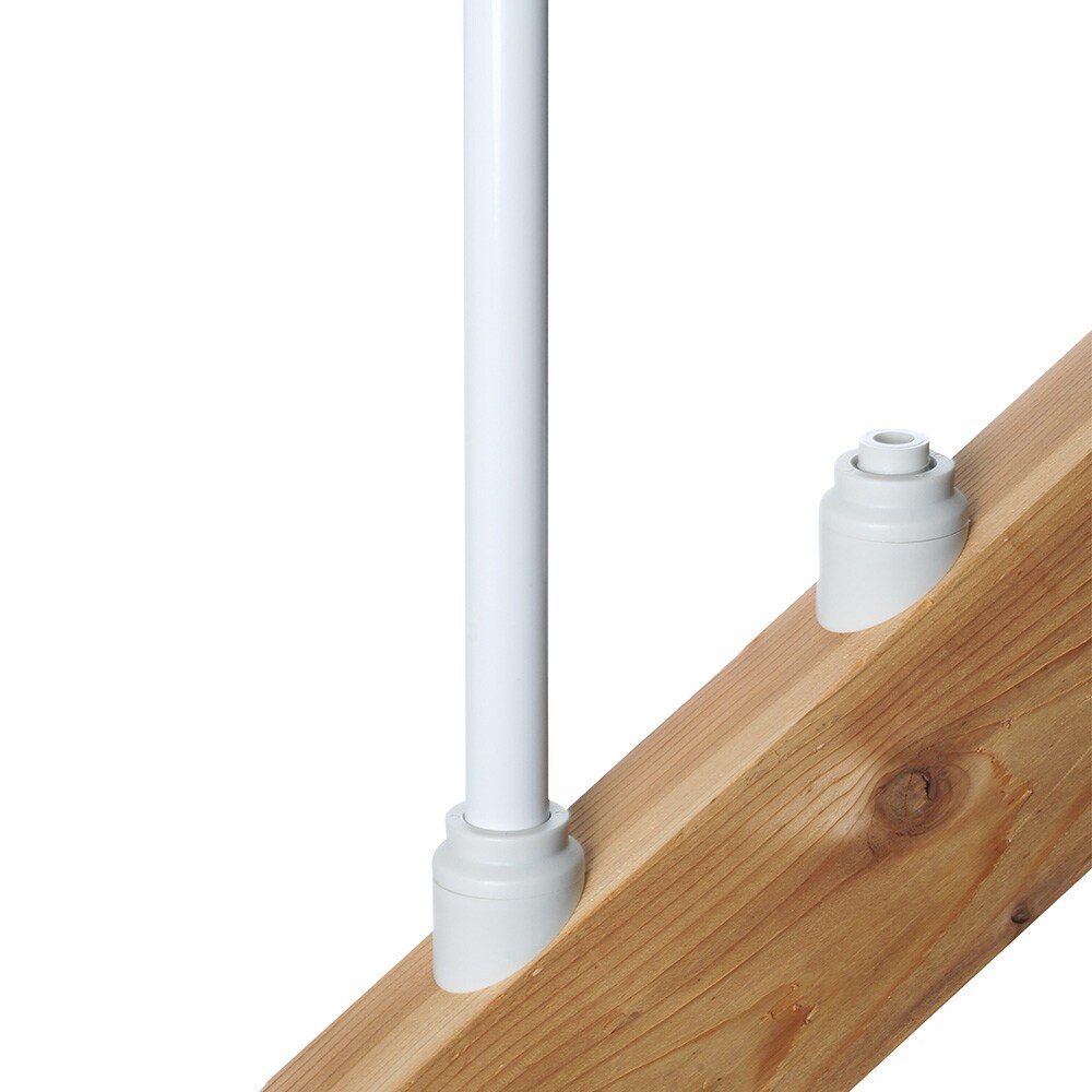 Deckorators 0.99-in x 1.34-in Black Plastic Baluster Connector (20-Pack)