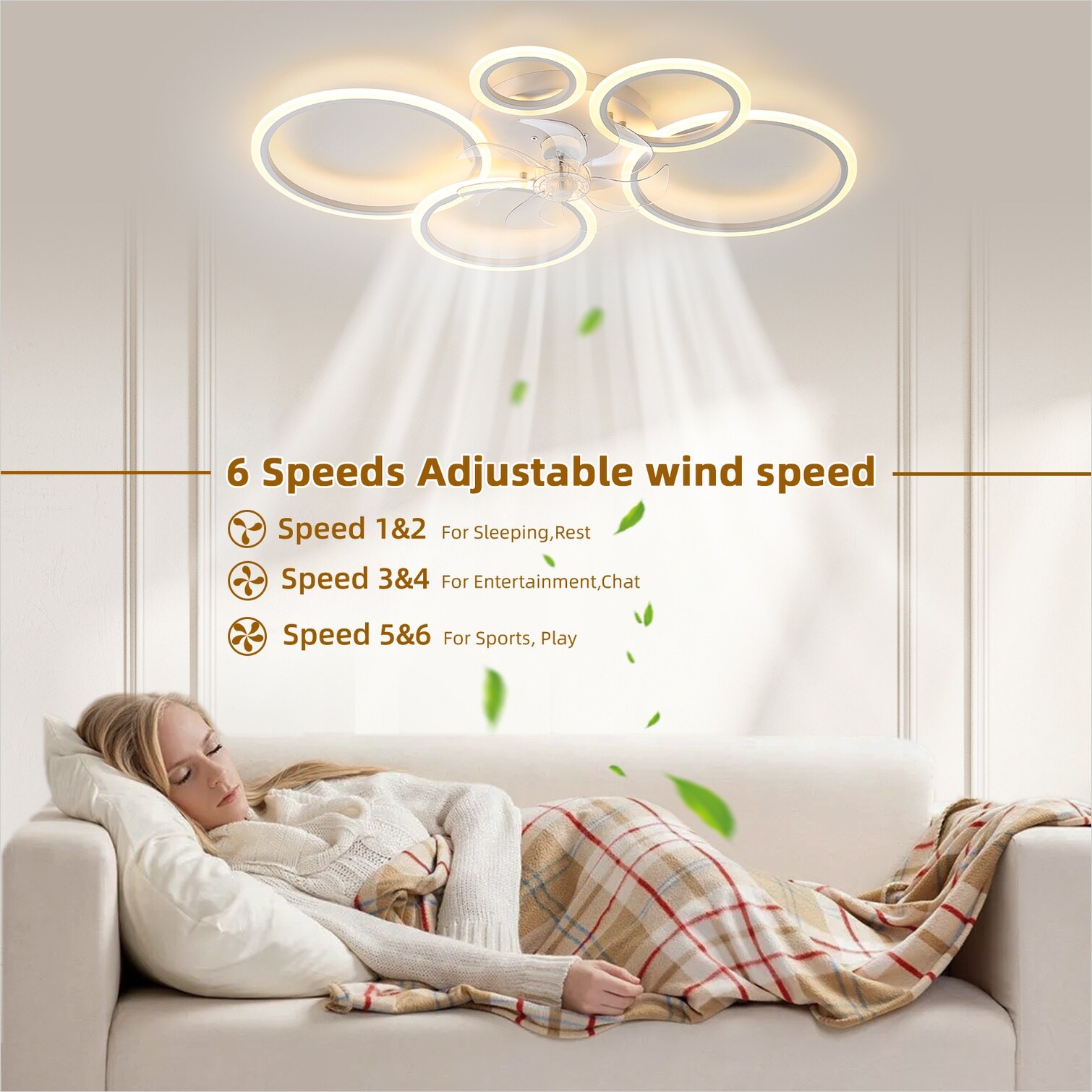 Naturefalls P4ZOJBBQ95HI Ceiling-Fans - View #3