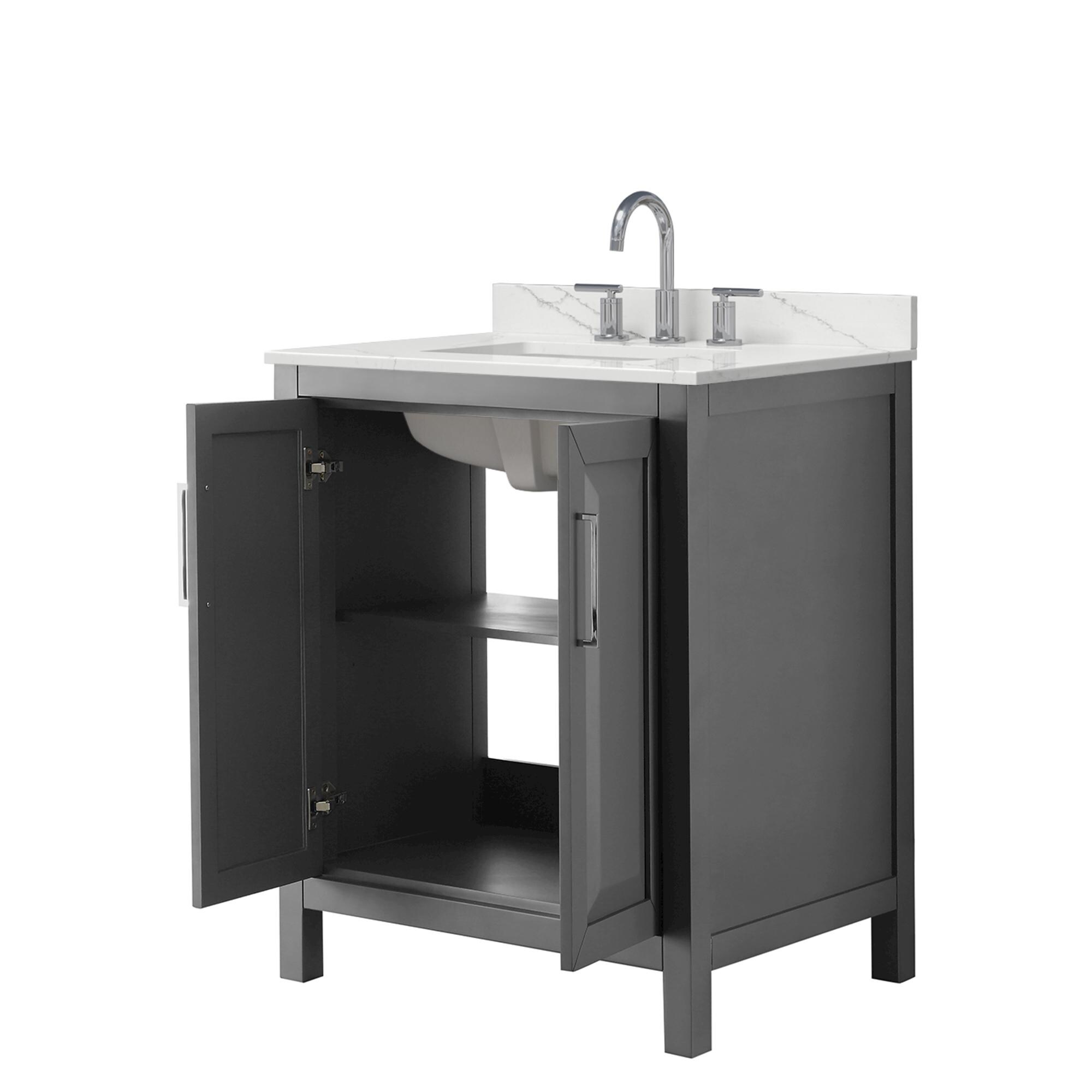 Wyndham Collection WCV252530SKGGTUS3MXX Bath-Vanity-Combo - View #2