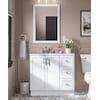 Style Selections Davies 36-in White Single Sink Bathroom Vanity with ...