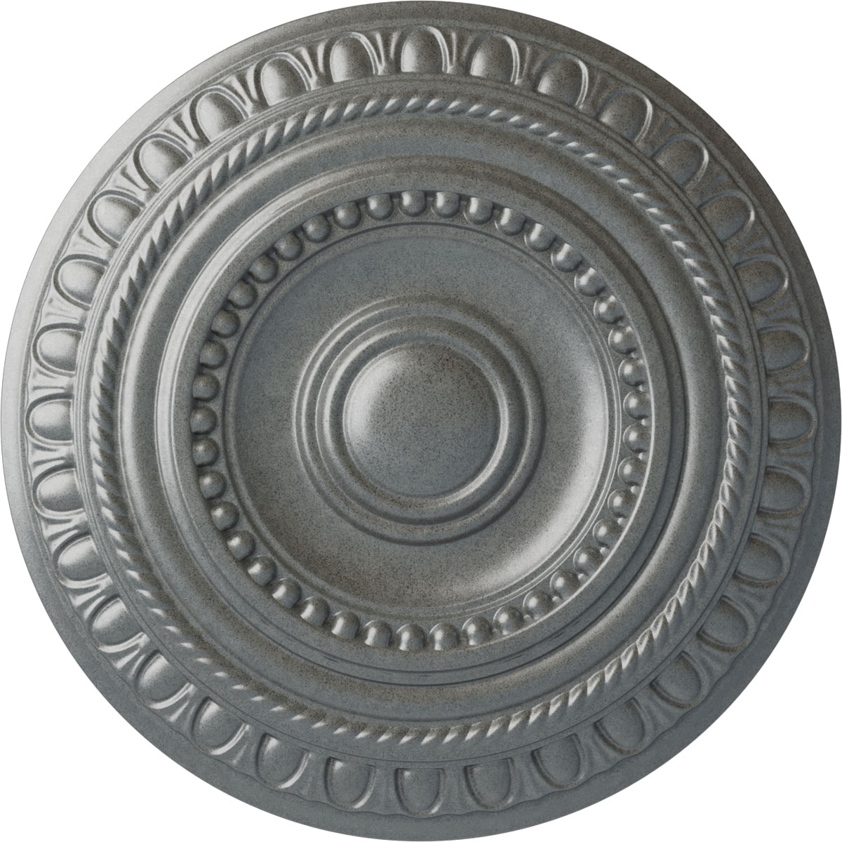 Ekena Millwork CM15ARPLS Artis 15.75-in W x 15.75-in L Painted Platinum Polyurethane Whole Ceiling Medallion