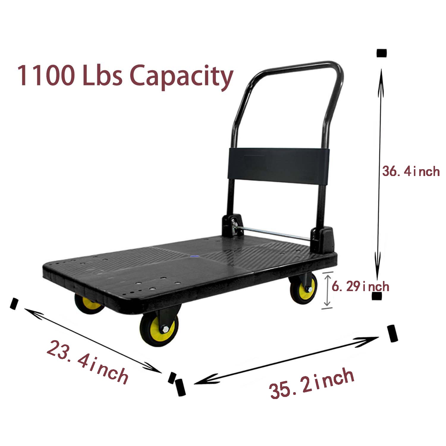 Kahomvis COS-QPW1-358 Hand-Truck-Dollies - View #6