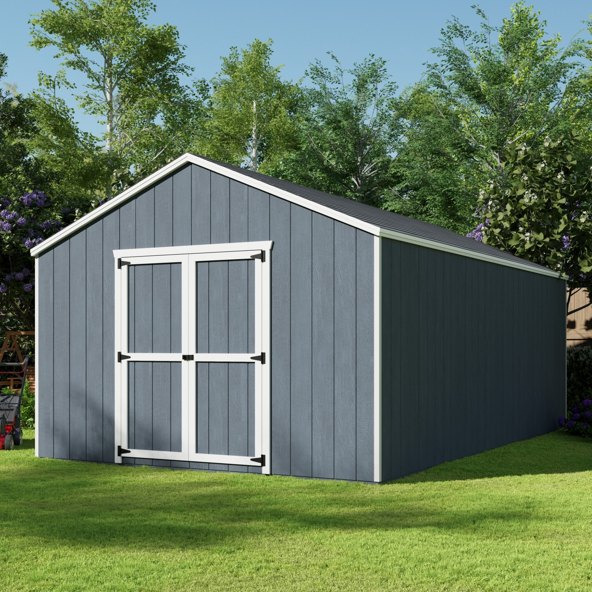 Little Cottage Co 12X20 VGS-PC Wood-Storage-Buildings - View #2