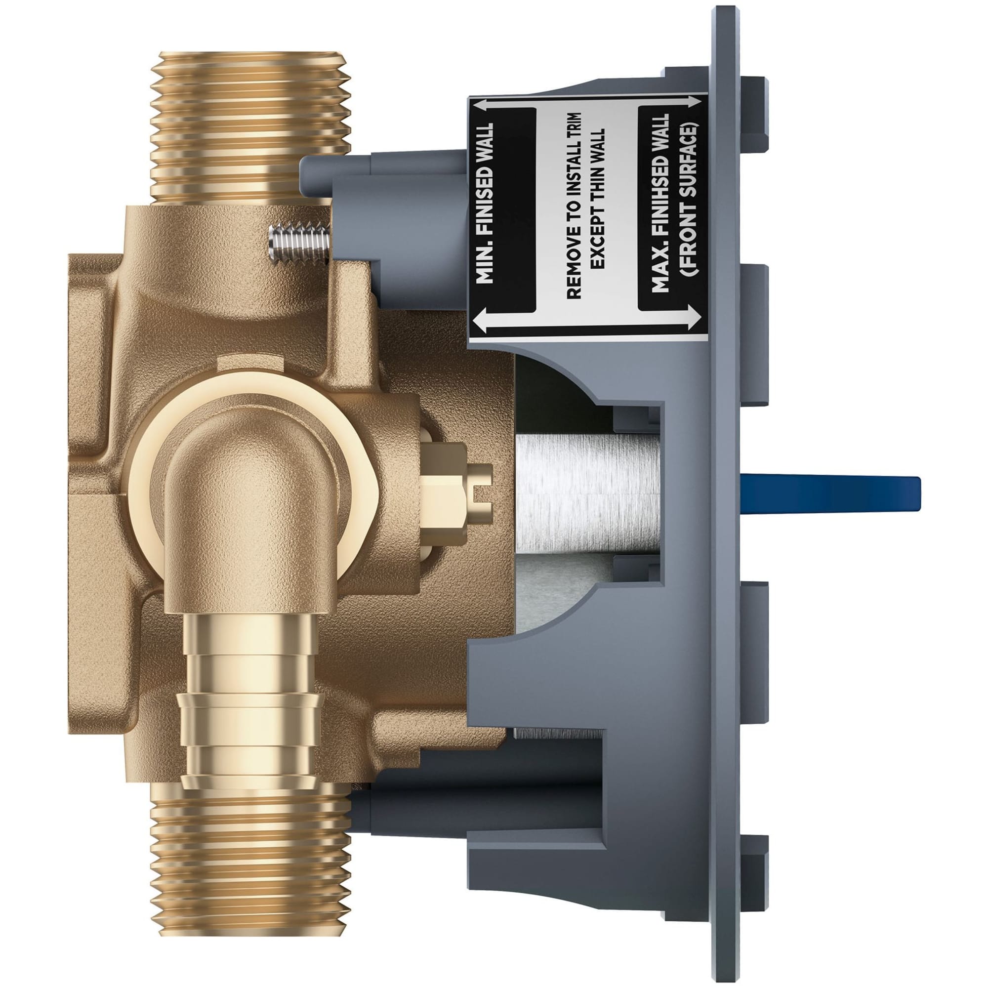 GrohSafe 3.0 Brass Pressure Balance Valve with PEX Elbows