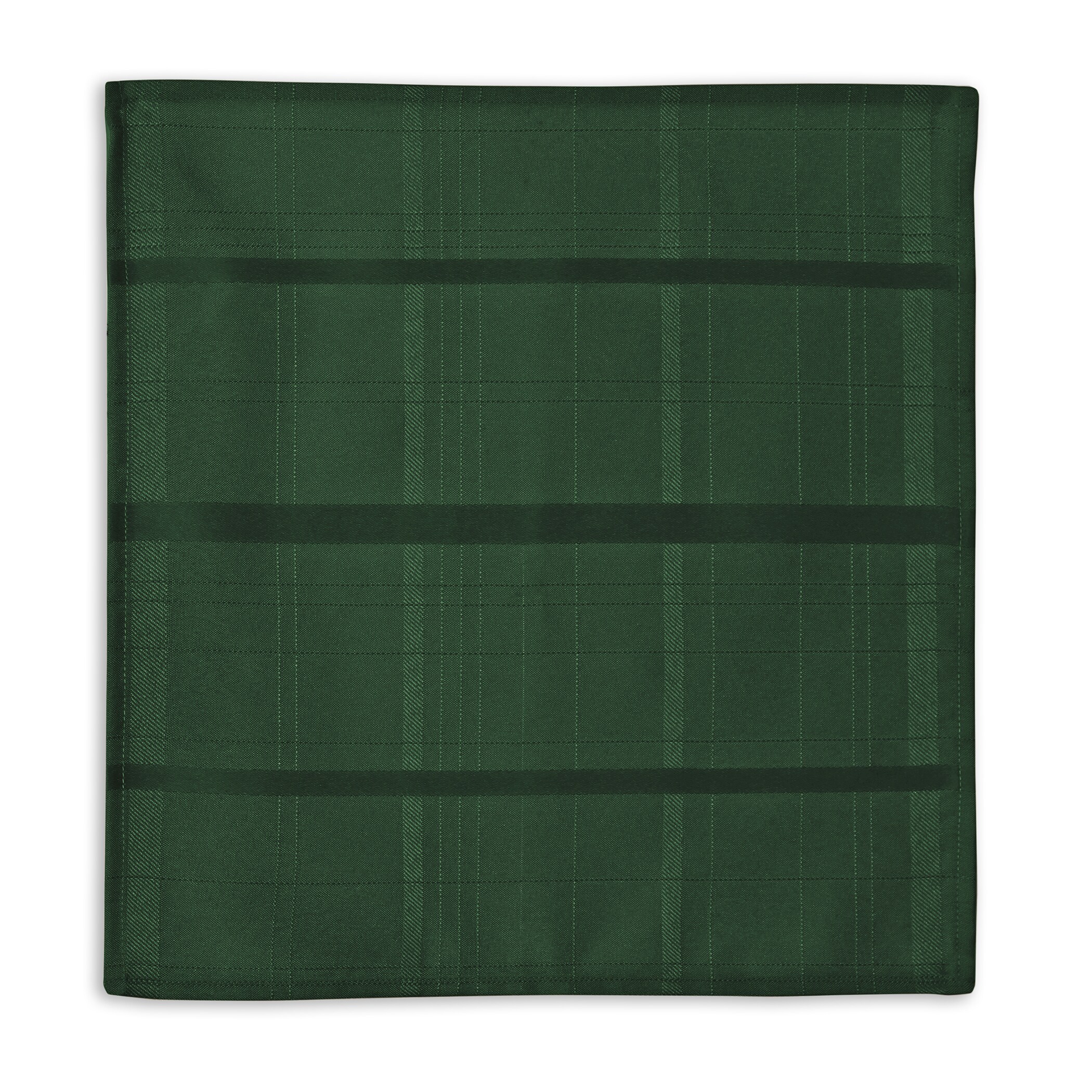 Elrene Elegance Plaid Napkins - Set of 4 Black