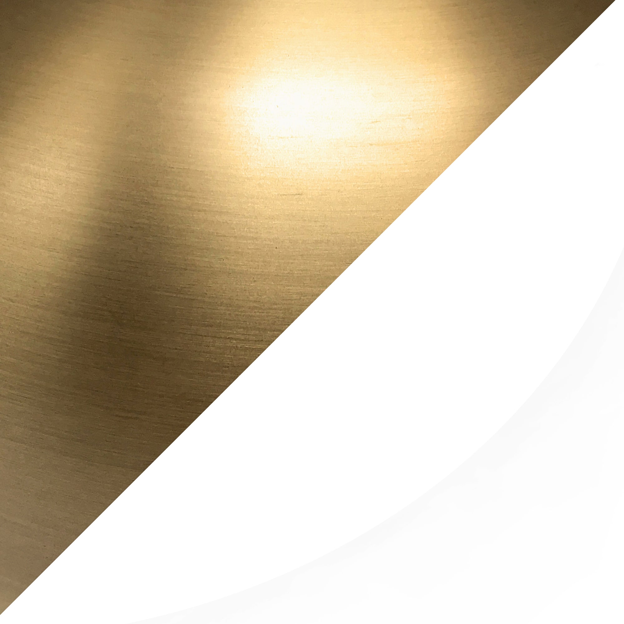 Blume 68" Arc Floor Lamp Brushed Brass with Milk White Glass Shade