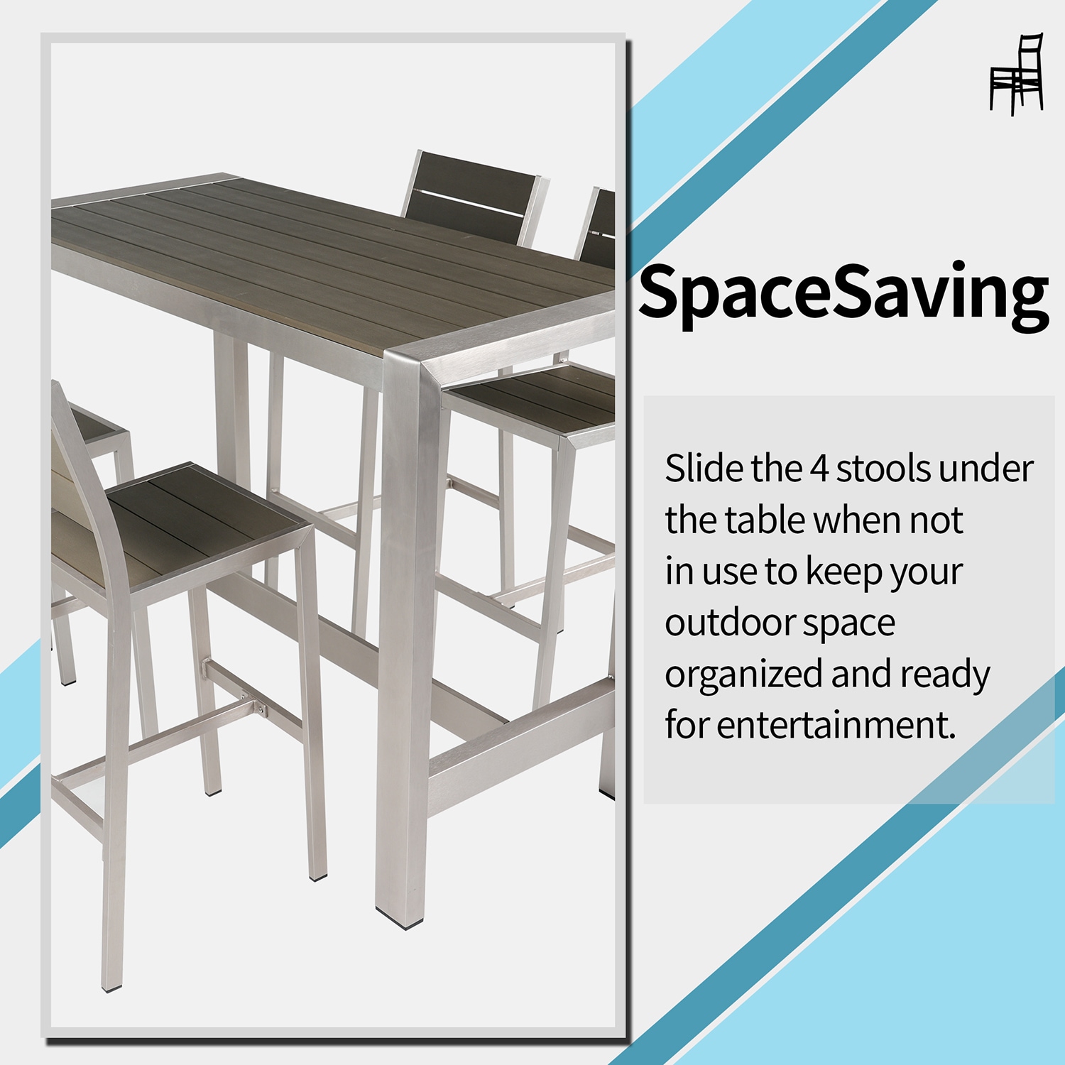 Bybafun YB0600007 Patio-Dining-Sets - View #2