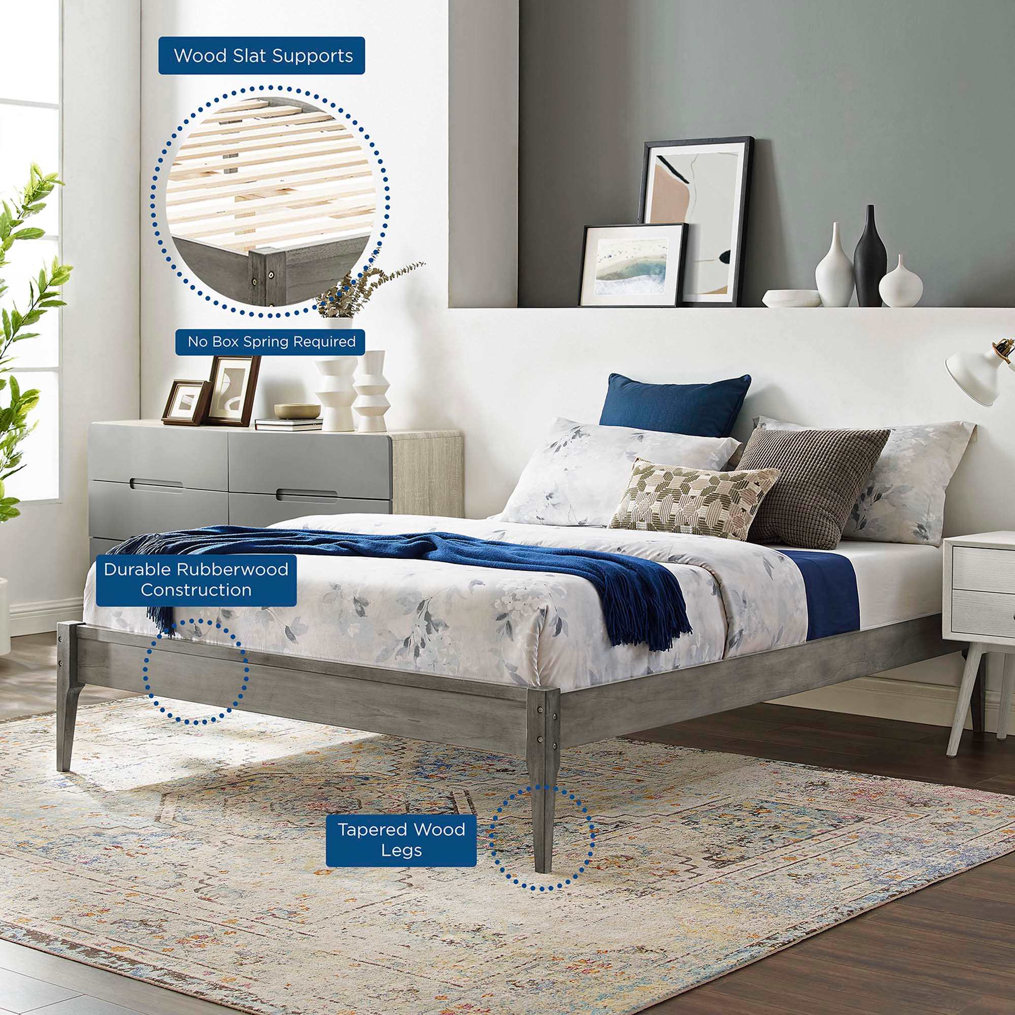 Modway MOD-6244-GRY beds - View #3