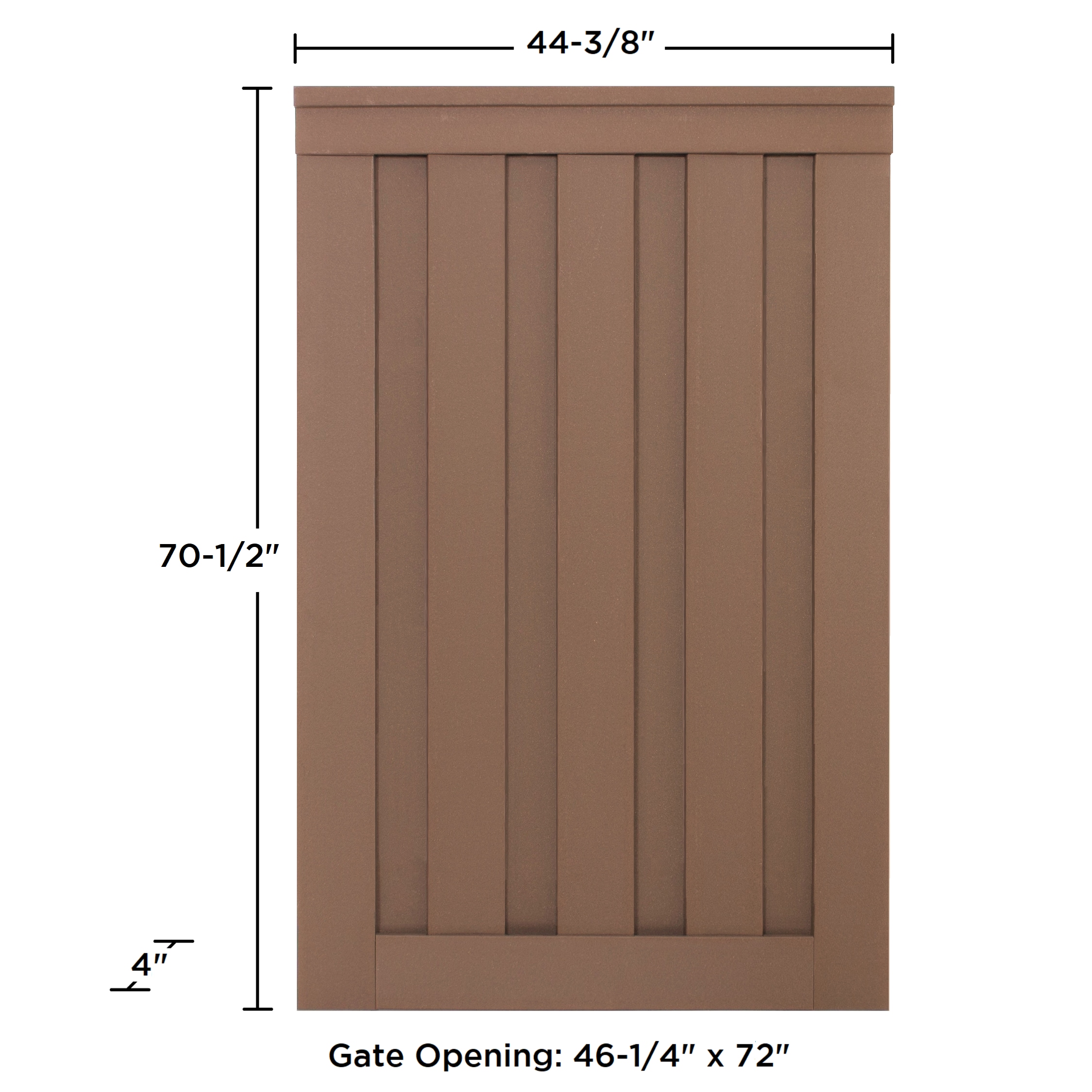 Trex Fencing TFSG4WKIT-PCF Composite-Fence-Gates - View #5