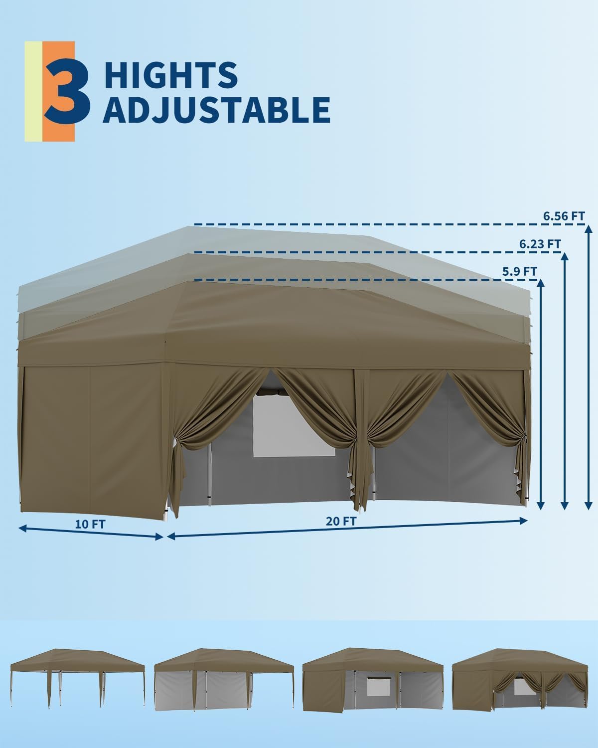 Qeetex WWJ-PHO-10B8YHPJ Canopies-Sl - View #6