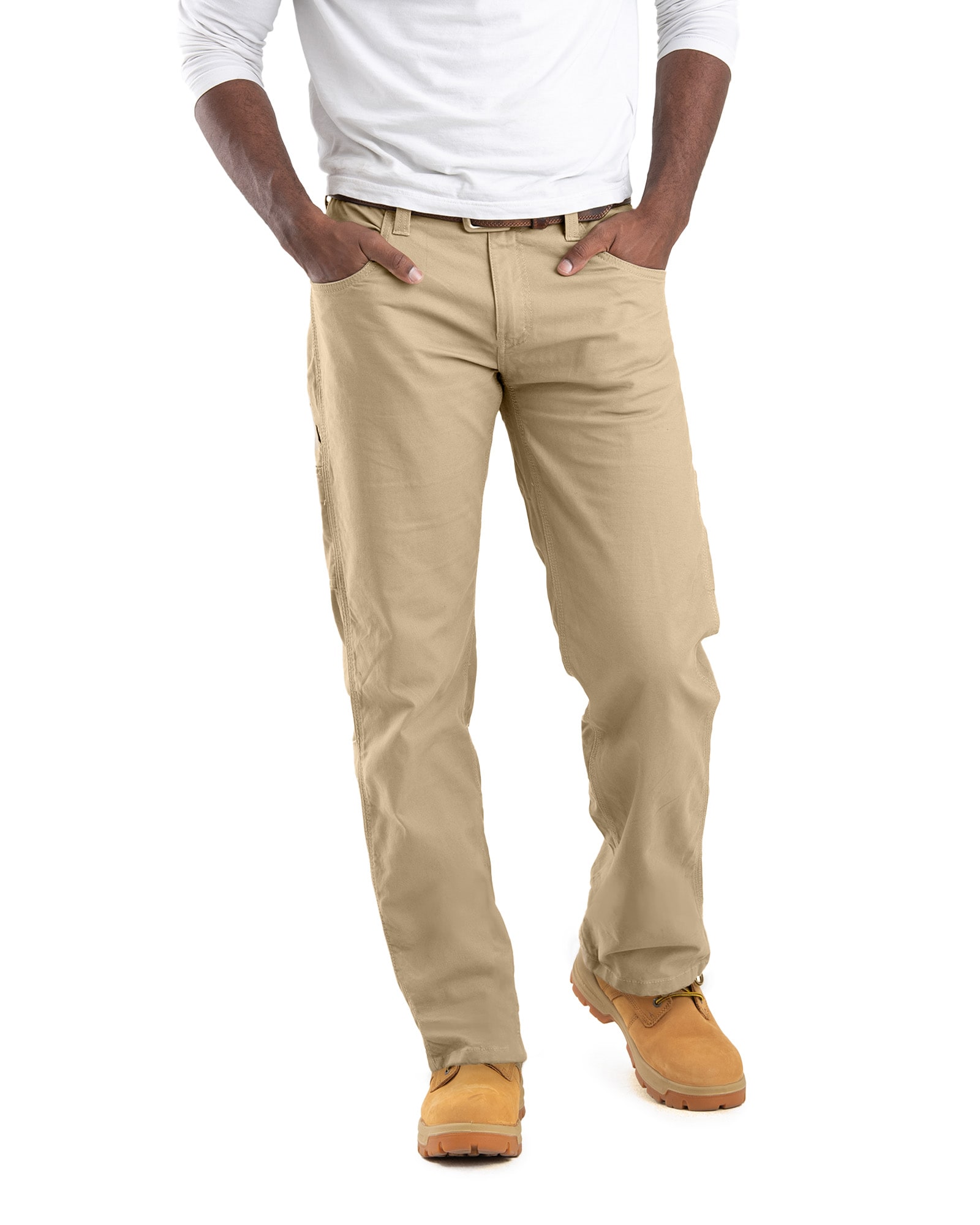 BERNE APPAREL P921TKH30380 Men's Relaxed Fit Timber Khaki Canvas 38 x 30 )