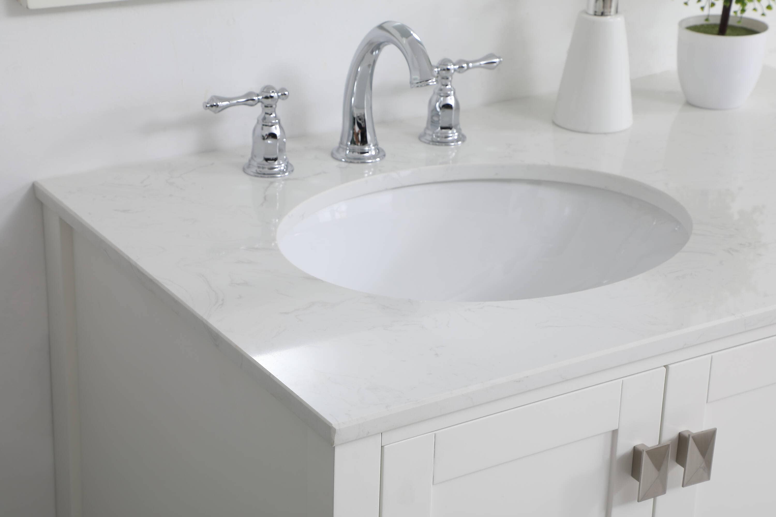 Elegant Decor HF56508WH Bath-Vanity-Combo - View #5