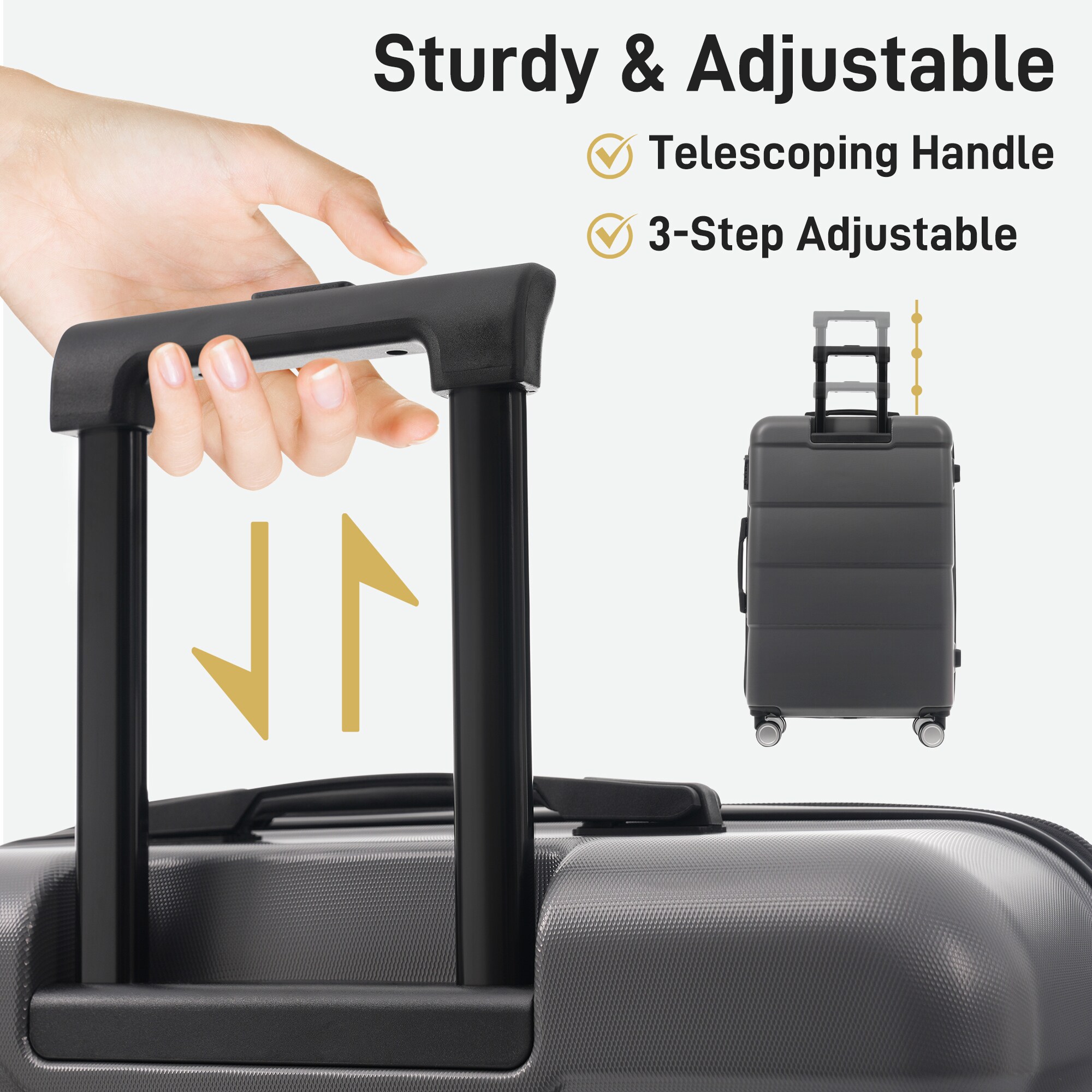 SINOFURN SYD9400019BL Luggage-And-Luggage-Sets - View #12