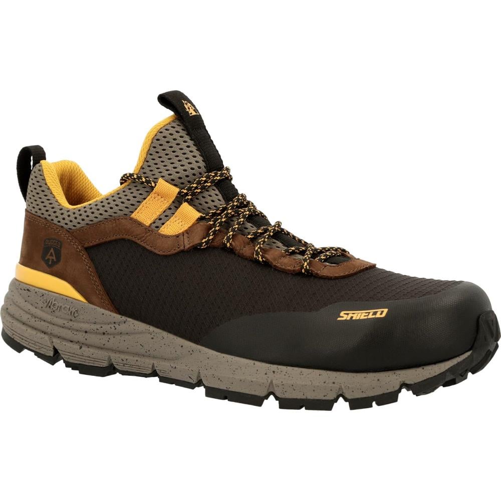 Rocky Mens Black and Brown No (Not Recommended For Wet Areas) Work ...