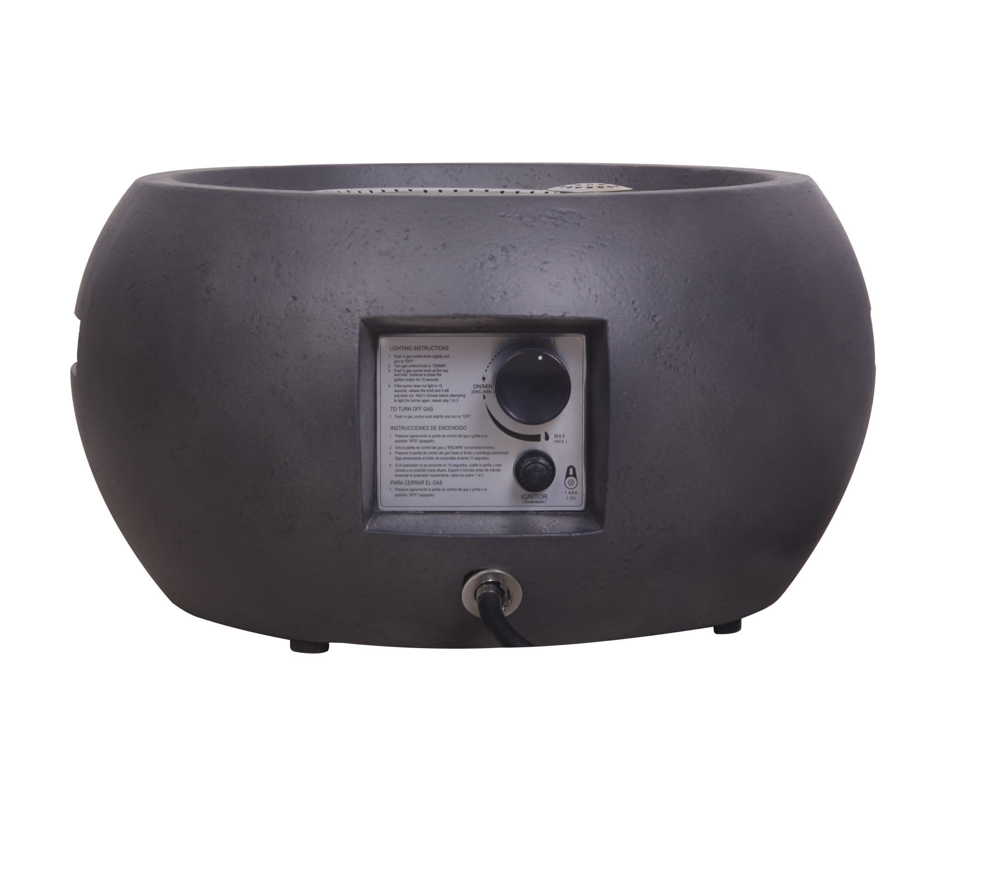 Miki Shinly EDF-0079-01MI Outdoor-Gas-Firepits - View #4