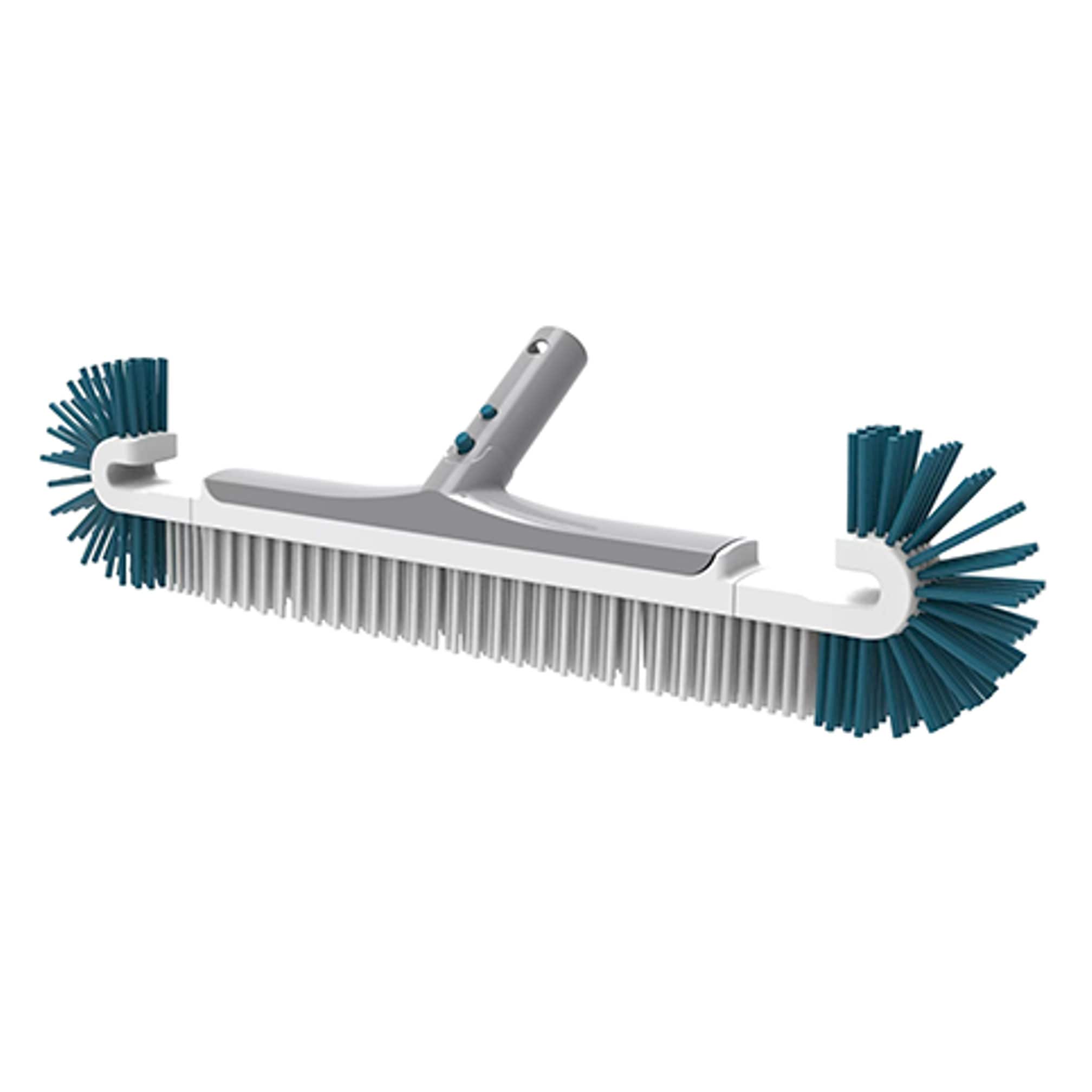 Project Source 20-in Plastic Wall brush Pool Brush Safe for Concrete Surfaces Safe for Vinyl Surfaces Safe for Plaster Surfaces
