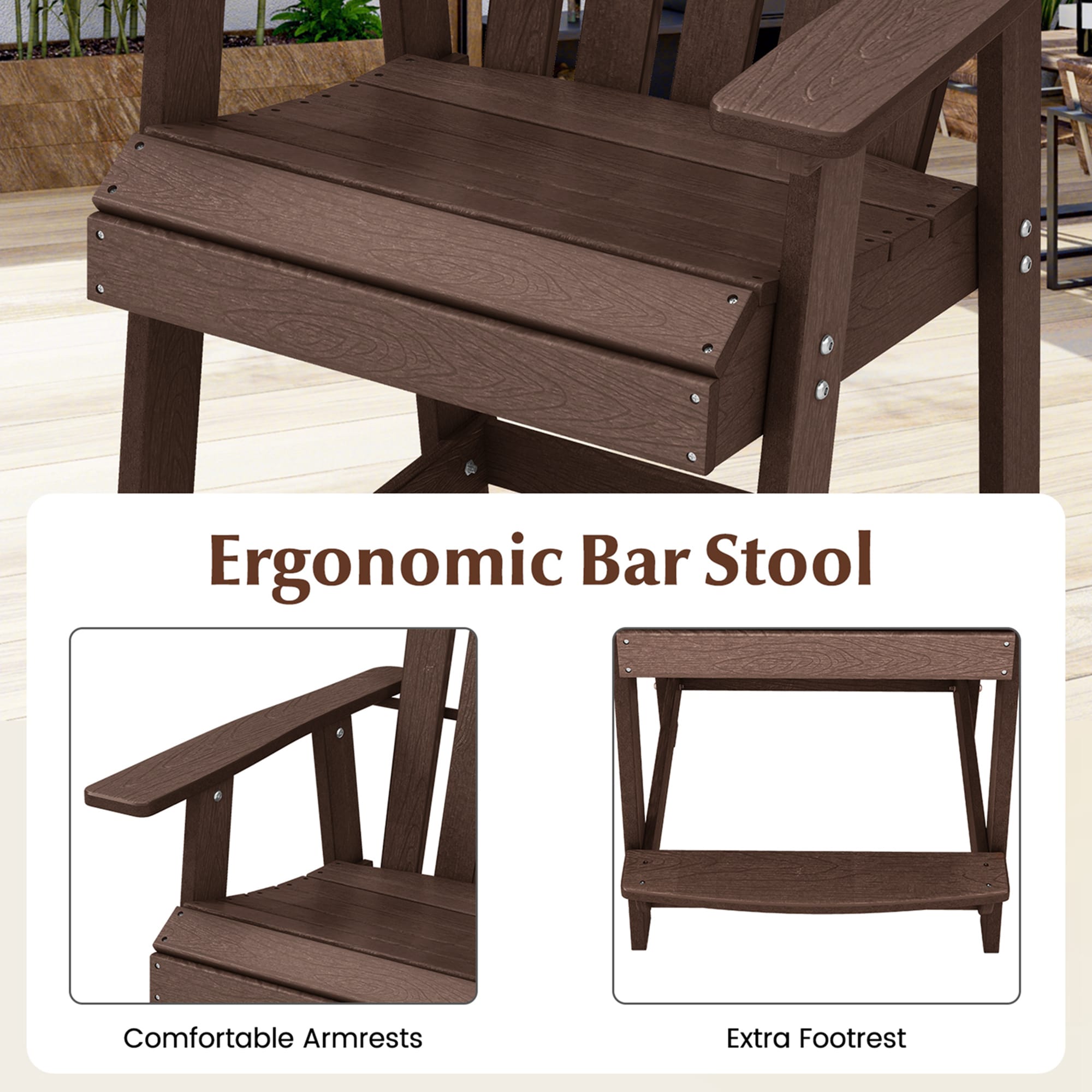 Costway HCST00503 Patio-Chairs - View #7