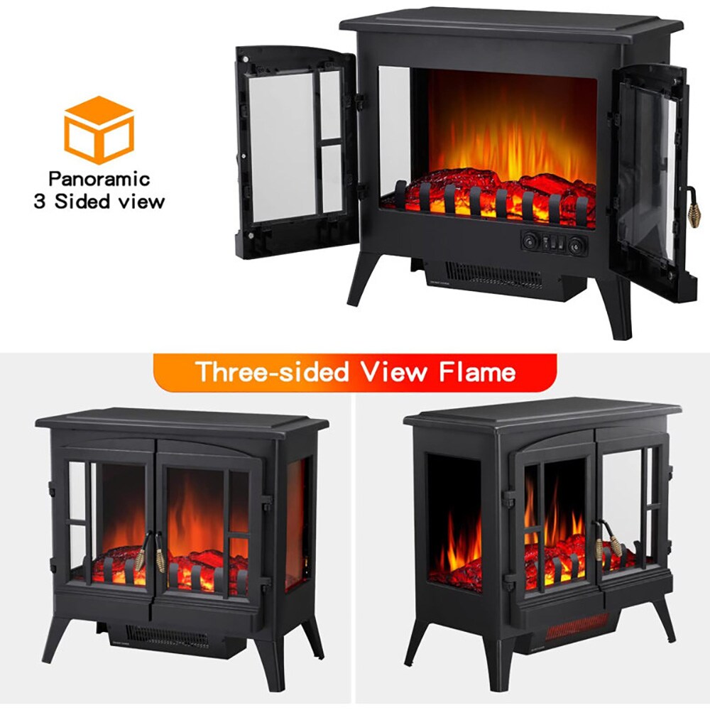 COWSAR S180BP-BLACK Electric-Fireplaces - View #9