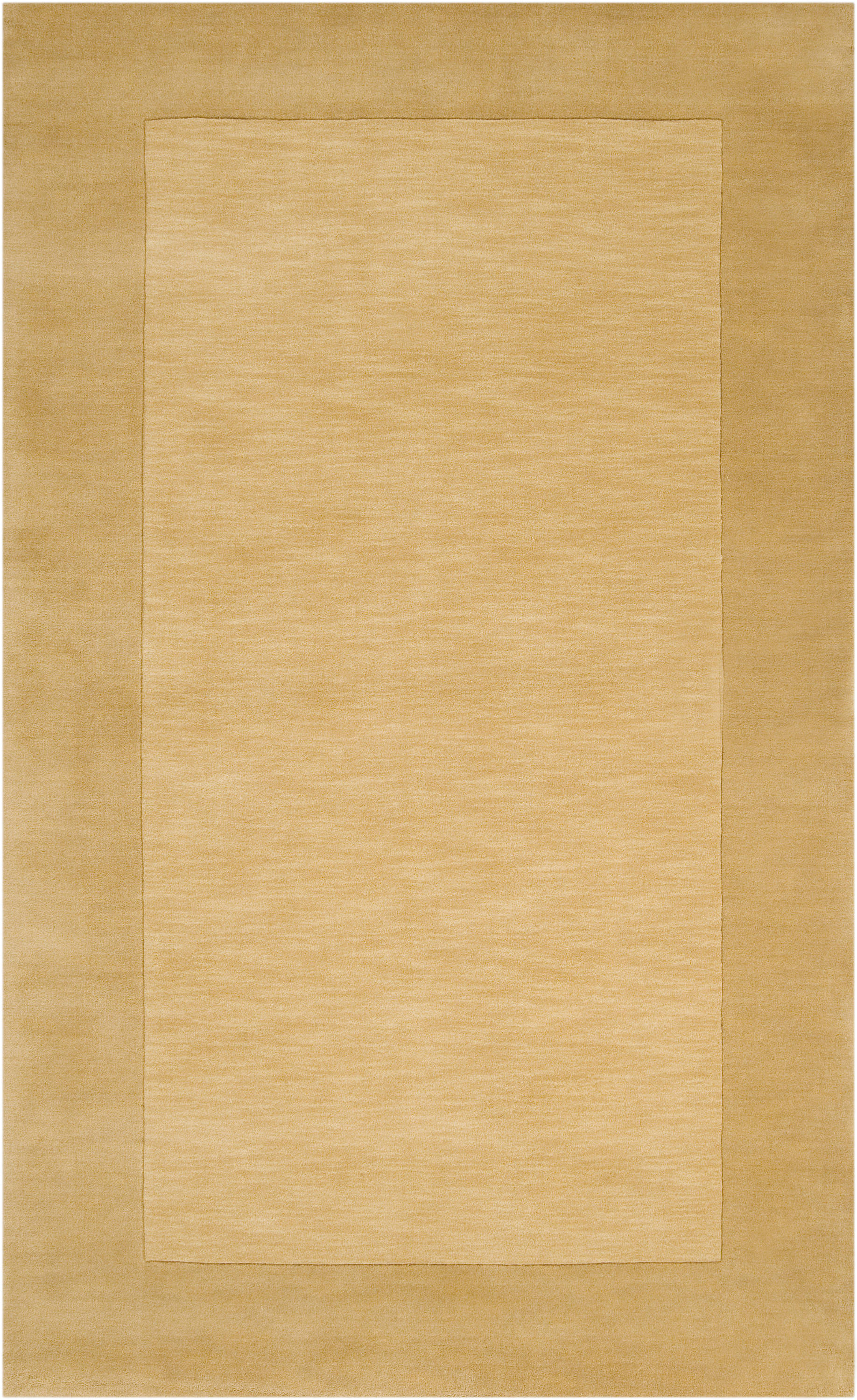 Livabliss M345-58 Mystique 5 x 8 (ft) Loomed Wool Tan Rectangular Indoor Solid Area rug