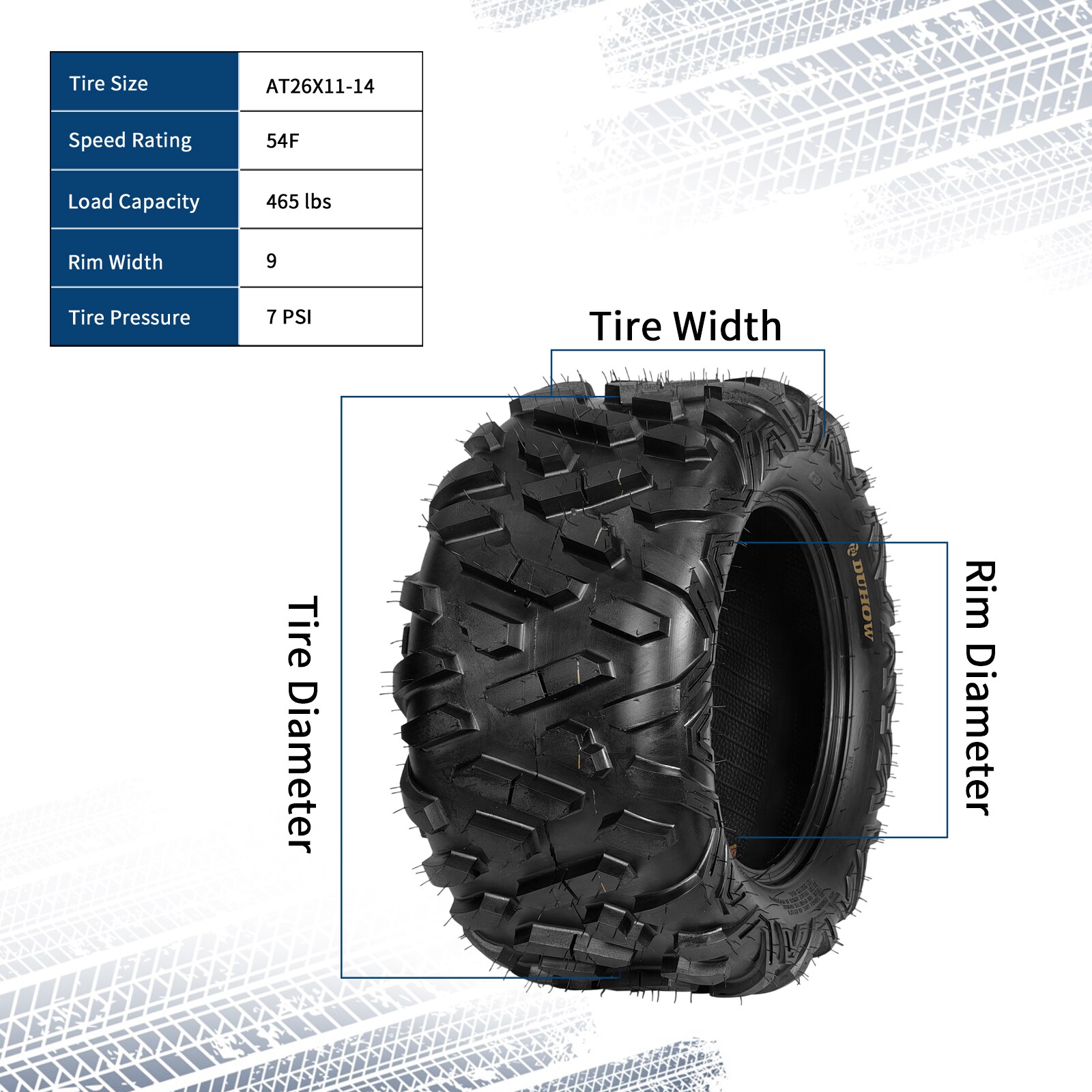 GarveeLife BKC-HWEUBL4JT Ope-Wheels-And-Tires - View #6
