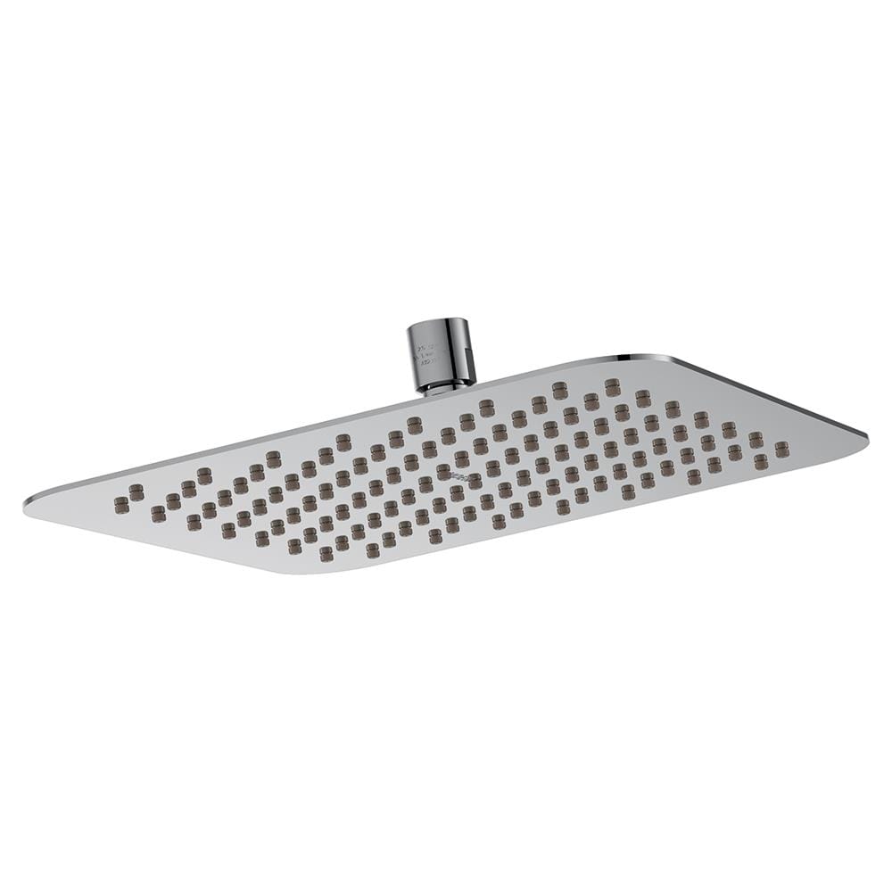 Moen S1003EP Chrome Rectangle Rain Fixed Shower Head 1.75-GPM (6.6-LPM)
