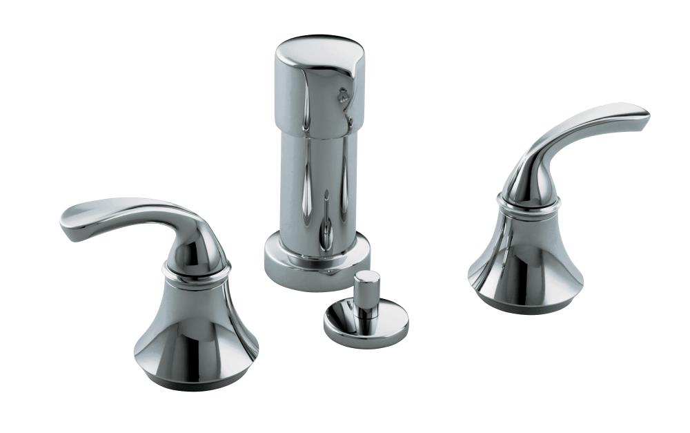 Kohler Forte Polished Chrome Vertical Spray 4 Hole Bidet Faucet At 2013