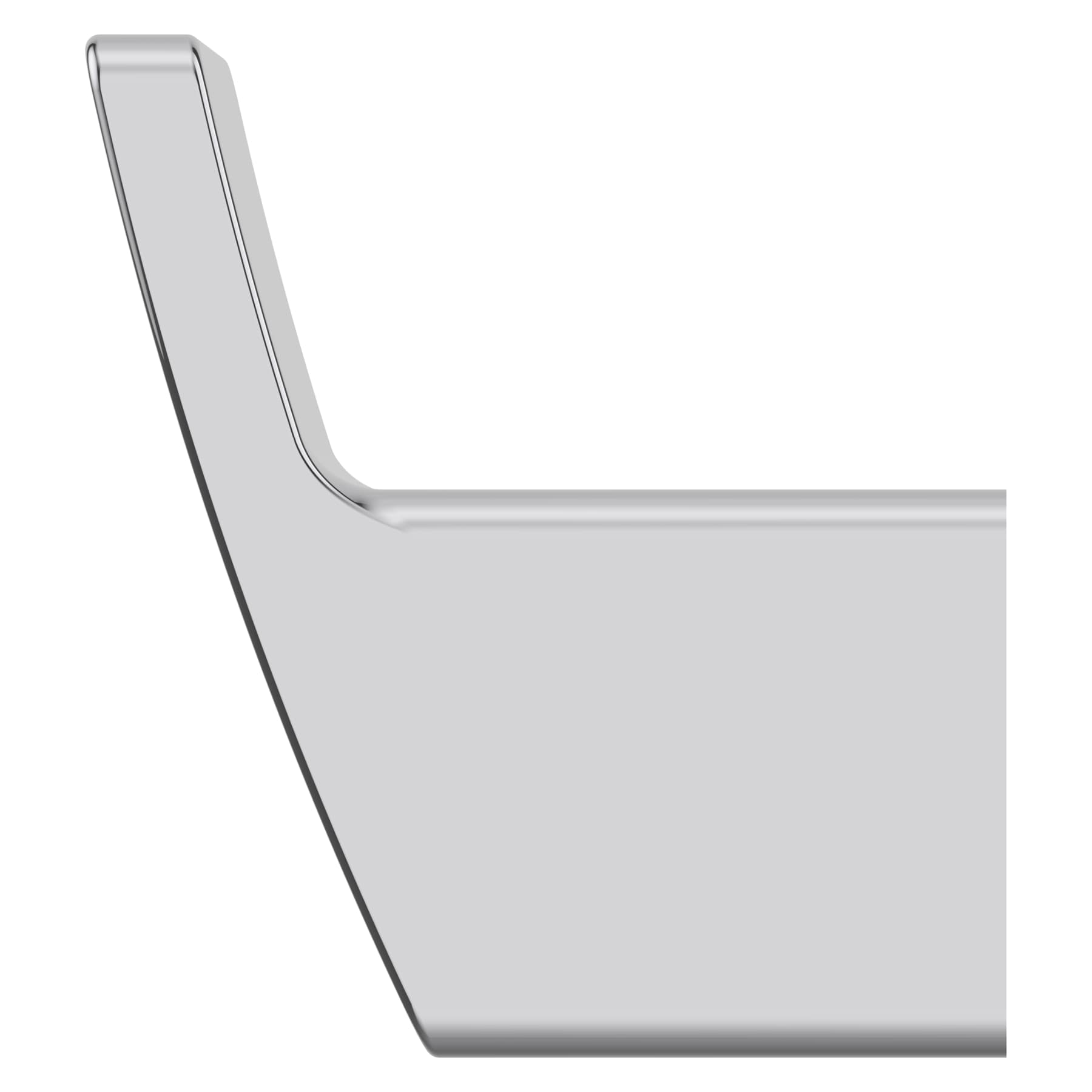Kenzo Polished Chrome Modern Metal Robe Hook