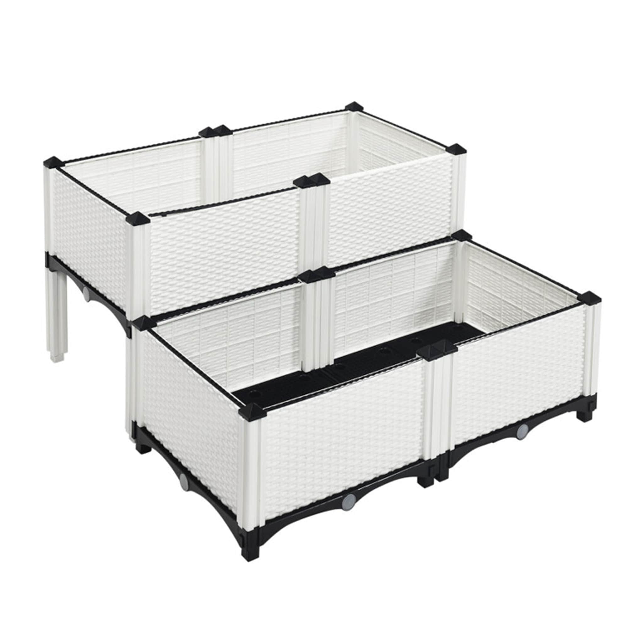BABOOM BOM-70301WH-CO Raised-Planter-Boxes - View #2