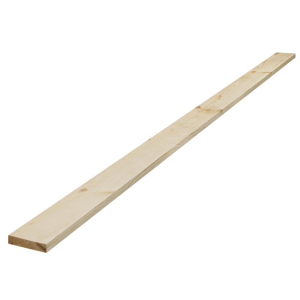 1 in. x 4 in. x 10 ft. Common White Wood Board – Denali Building