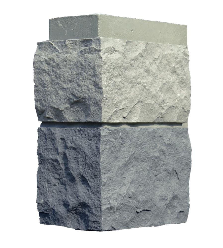 NextStone RR-OC-TG-4 Random rock 5.16 Linear feet Tri gray Faux stone veneer
