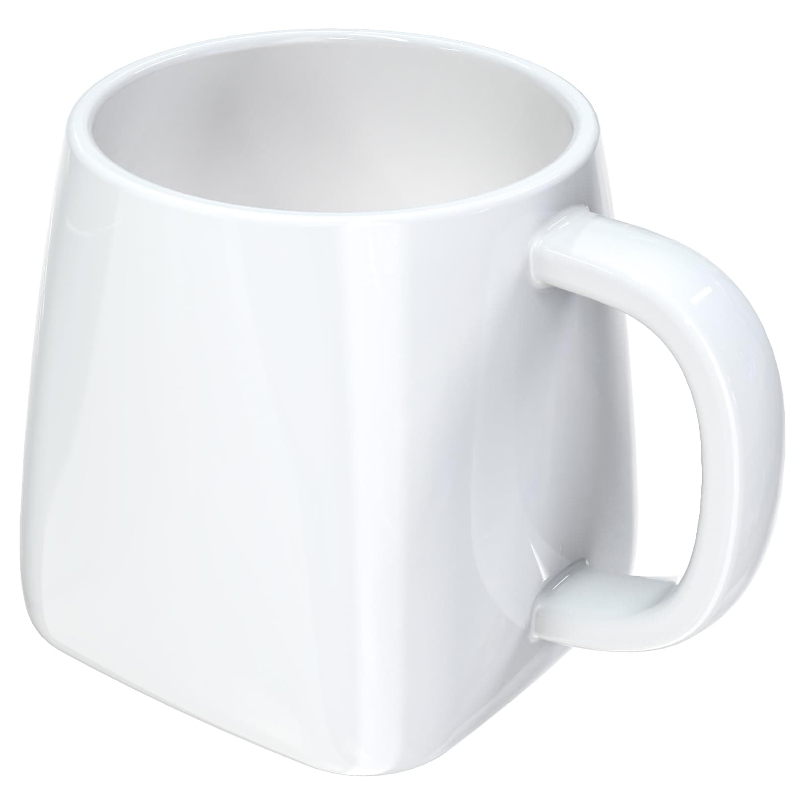 Aoibox  Oversized Square Bottom Ceramic Coffee Mug 24 oz Extra Large Handle Cup for Home and Office Microwave
