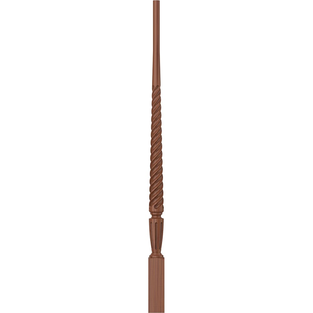 L.J. Smith Stair Systems LJT-2015-C 34 34-in x 1.75-in Unfinished Cherry Pin Top Stair Baluster