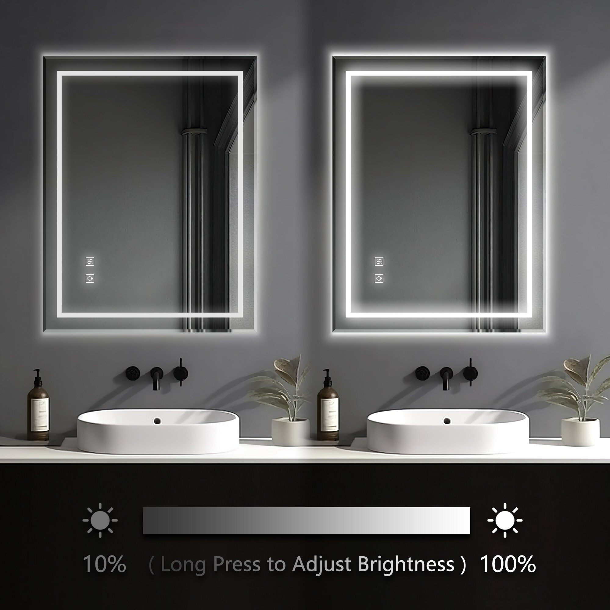Dovelina LS-A-MR03071 Framed-Bath-Mirrors - View #3