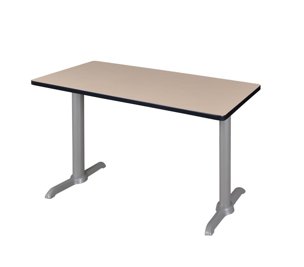 Regency MVTRCT4824BEGY Training Off-white 4-Person Training Table (48-in W x 29-in H)