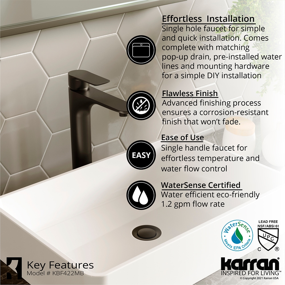 Karran QM176WH422MB Bath-Sink - View #10