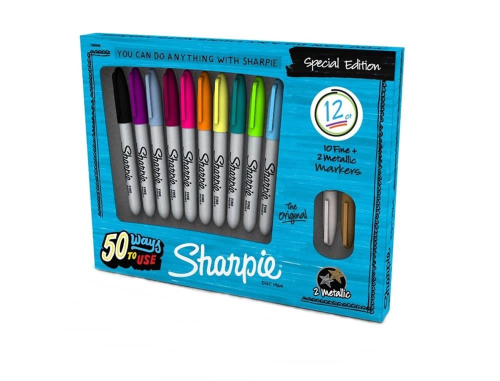 Sharpie 12-Pack Fine Point Multiple Colors Permanent Marker in the Writing  Utensils department at