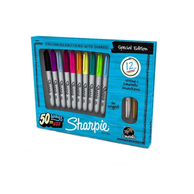 Sharpie 12-Pack Fine Point Multiple Colors Permanent Marker in the