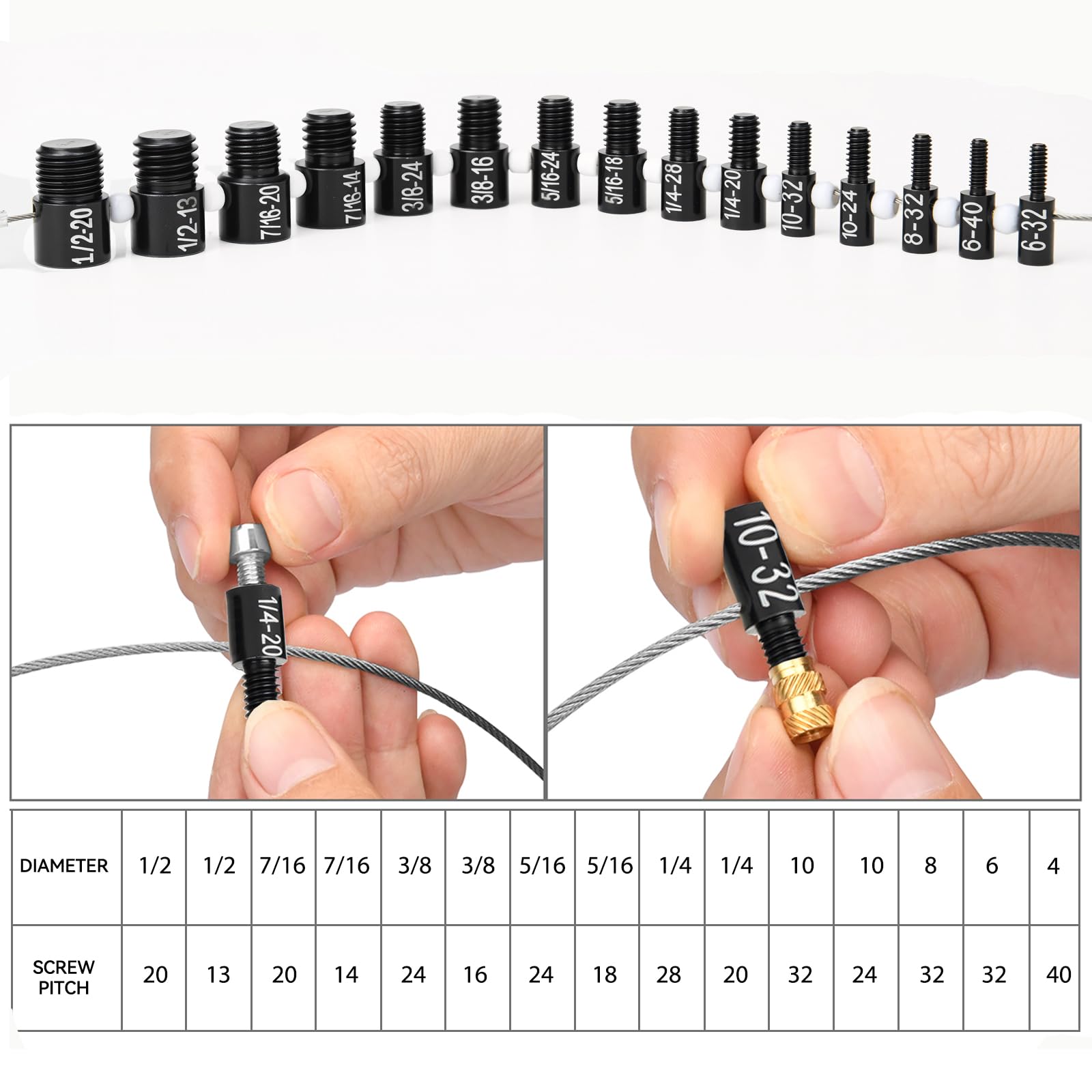 Misopily LMS0729M068 Standard-Sae-Thread-Guages - View #6