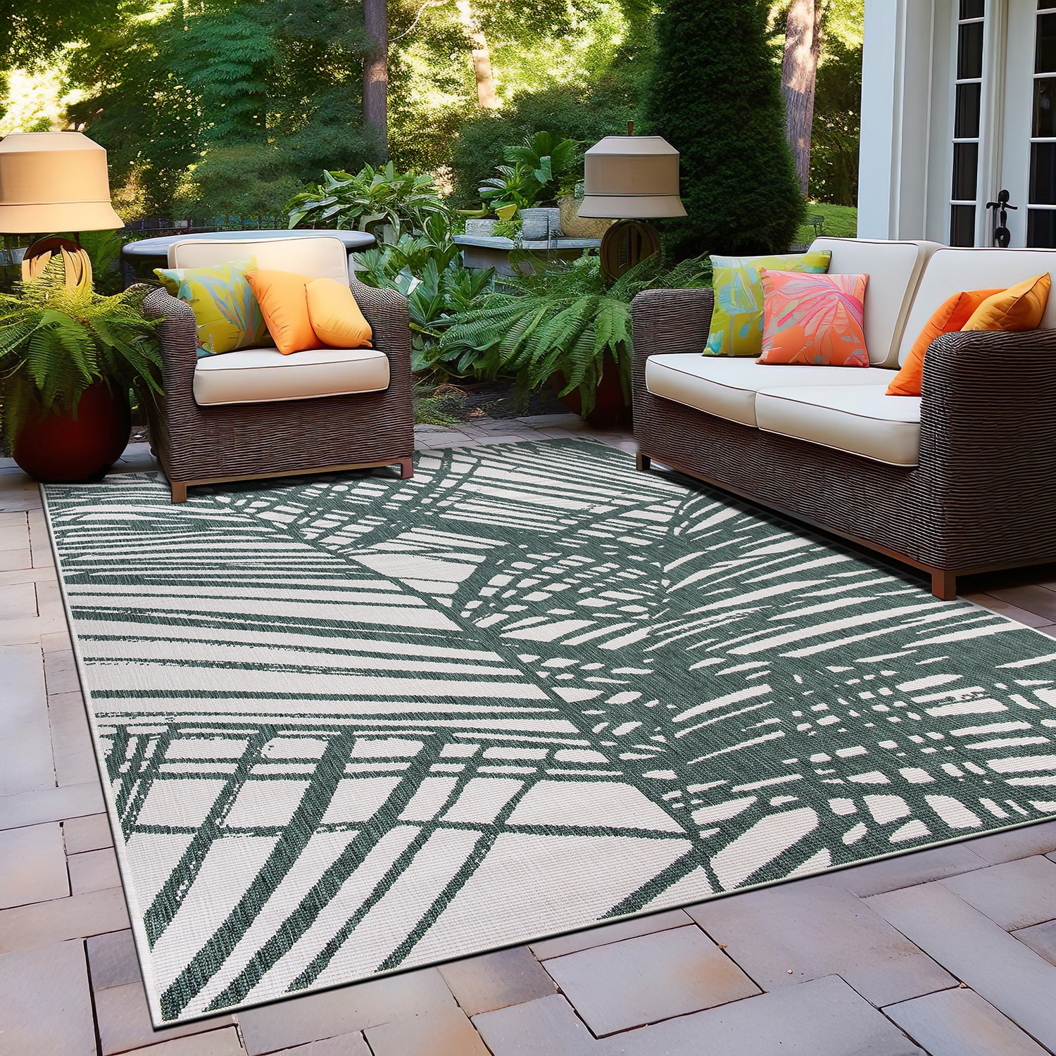 World Rug Gallery 4027GREEN5X7 rugs - View #8
