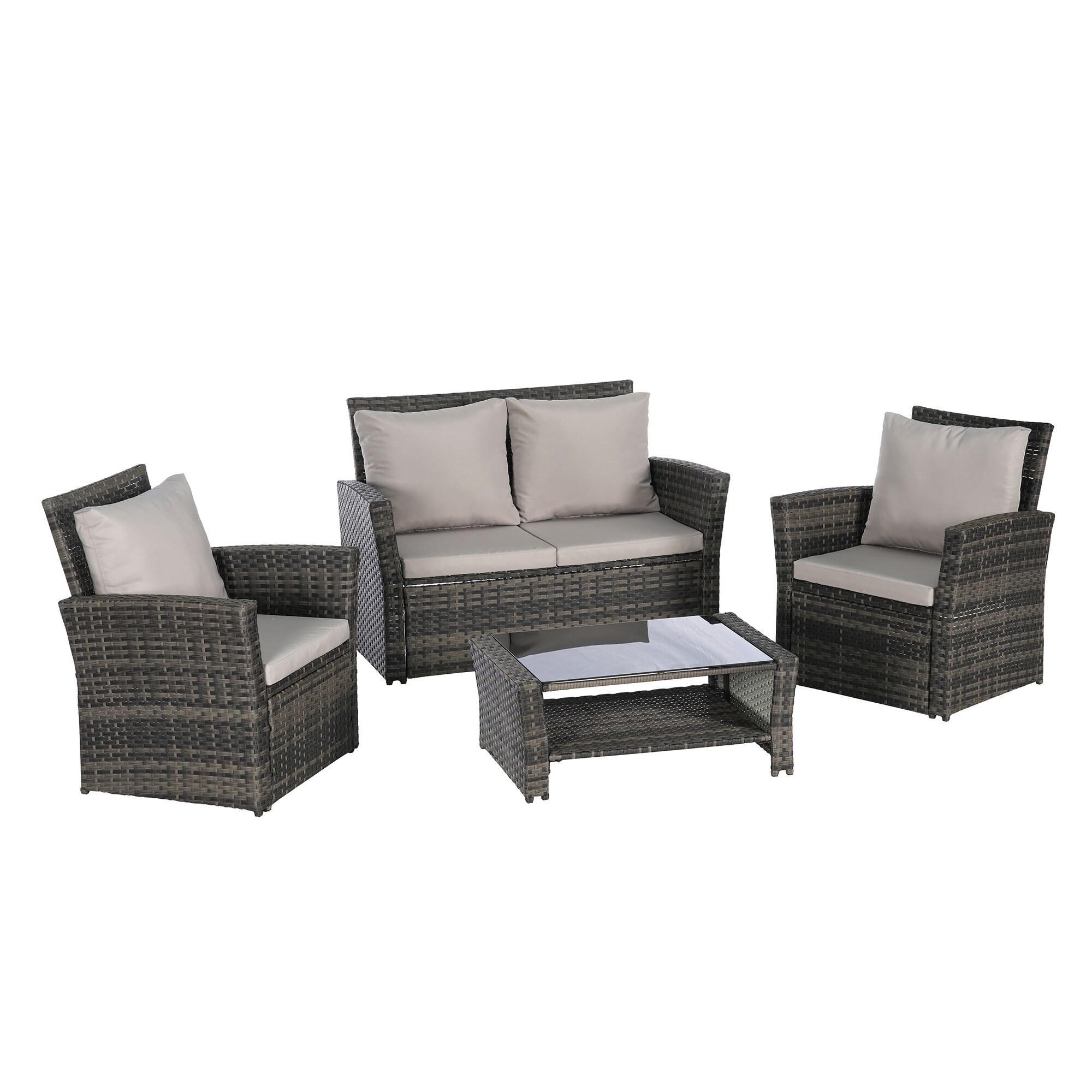 SINOFURN SYB670027GY Patio-Conversation-Sets - View #8