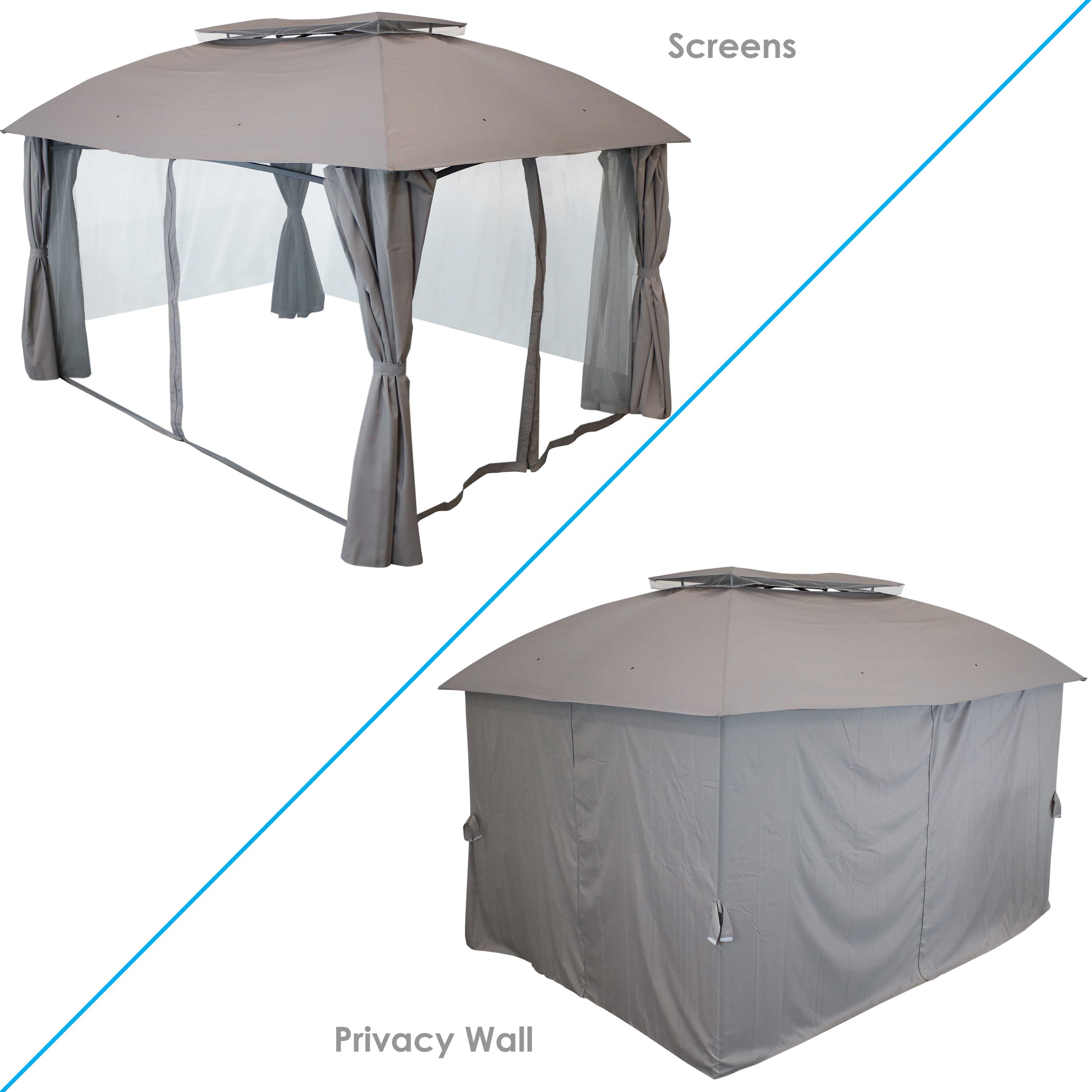 Sunnydaze Decor CRE-151 Wood-Resin-Gazebos - View #8