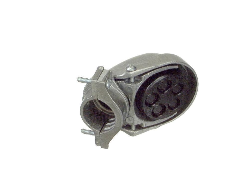 Halex 58025 2-1/2-in 45 -Degree Electrical (EMT) / Rigid / IMC / Aluminum Clamp-on type service entrance Clamp Conduit Fittings