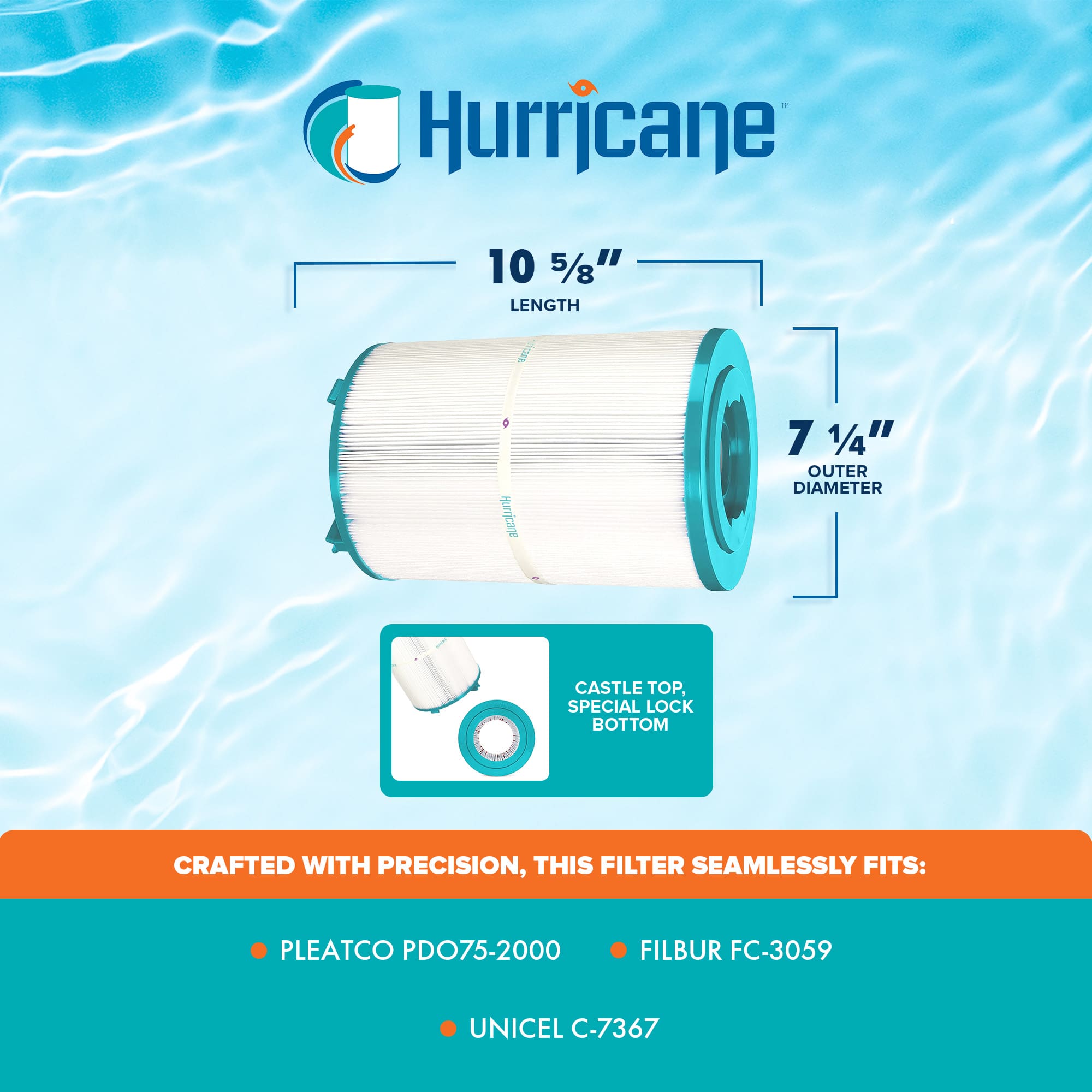 Hurricane 400477 Pool-Filter-Skim-Sys-Parts - View #3